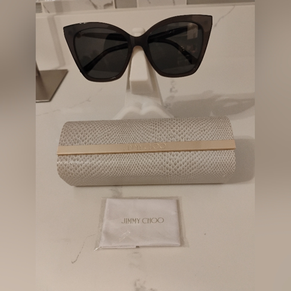 NEW Jimmy Choo Sunglasses with White Case